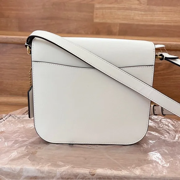 Coach Hutton Saddle Bag 610 Chalk